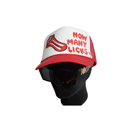 “How many licks” Trucker hat